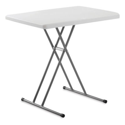 National Public Seating Commercialine Personal Table - 20"x 30", Speckled Grey