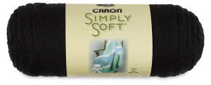 Caron Simply Soft Yarn - Black