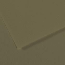 Canson Mi-Teintes Drawing Papers - 8-1/2" x 11", Olive Green, Pkg of 25 Sheets