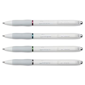 Open in modal - Sharpie White Fashion S-Gel Pens - Rich Dark, Set of 4