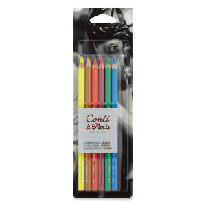 Conté à Paris Pastel Pencils - Assorted Colors, Set of 6 (front of package)