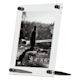 Wexel Art Acrylic Panel Frame - Tabletop, Graphite Hardware, 4" x 6", portrait