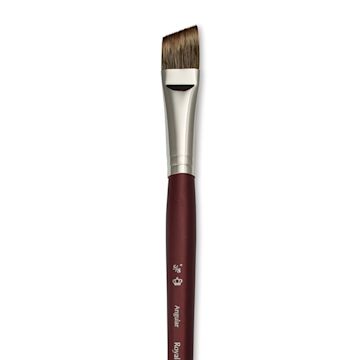 Open in modal - Royal & Langnickel SableTek Brush - Angular, Short Handle, 5/8"