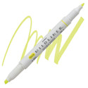 Zebra Mildliner Double Ended Creative Marker - Yellow