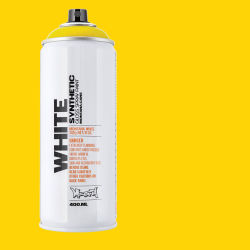 Montana White Spray Paint - Brasil, 400 ml, Spray Can with Swatch