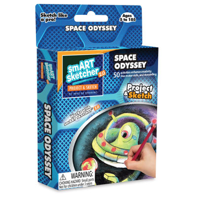 Flycatcher smART Sketcher 2.0 Creativity Pack - Front of package of Space Odyssey pack