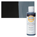 Natural Earth Paint Natural Fluid Acrylik Paint - Black Ochre, 118 ml