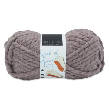 Lion Brand Touch of Alpaca Thick & Quick Yarn - Aster, 44 yds