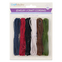 Craft Medley Jewelry Craft Cording Set - Dark Colors, Pkg of 18
