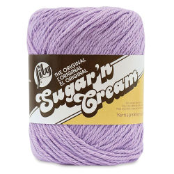 Lily Sugar N' Cream Yarn - 2.5 oz, 4-Ply, Soft Violet