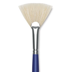 Blick Scholastic White Bristle Brush - Fan, Size 6
