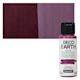 DecoArt DecoEarth Premium Reclaimed Acrylic Paint - Plum, 2 oz bottle with swatch