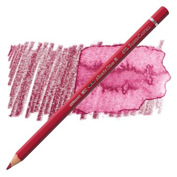 Open in modal - Faber-Castell Albrecht Durer Watercolor Pencil - Madder pencil and swatch