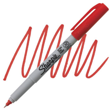 Sharpie Color Burst Permanent Marker Ultra-Fine Point Red