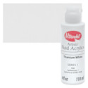 Utrecht Fluid Acrylics - Titanium White, 4 oz bottle