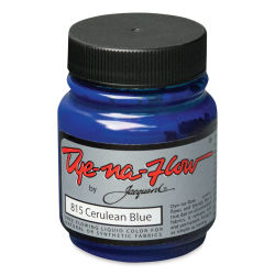 Jacquard Dye-Na-Flow Fabric Color - Cerulean Blue, 2.25 oz jar