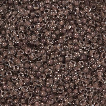 Open in modal - John Bead Terra Intensive Lining Czech Glass Seed Beads - 11/0, Dark Brown