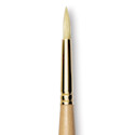 Raphaël D'Artigny Interlocked White Bristle Brush - Round, Long Handle, Size 8