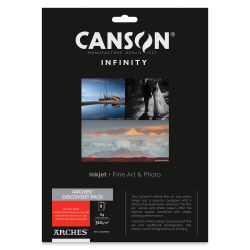 Canson Infinity Arches Inkjet Paper Discovery Pack - Package of 8 Sheets, 8-1/2" x 11, 310 gsm