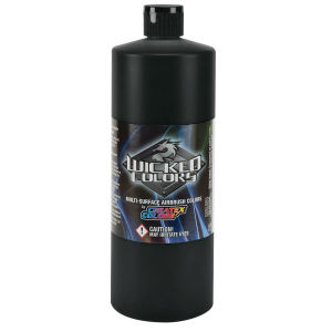 Createx Wicked Colors Airbrush Color - 32 oz, Detail Black