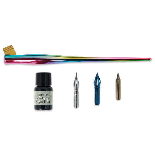 Manuscript Dip Pen Modern Calligraphy Set Oblique Rainbow