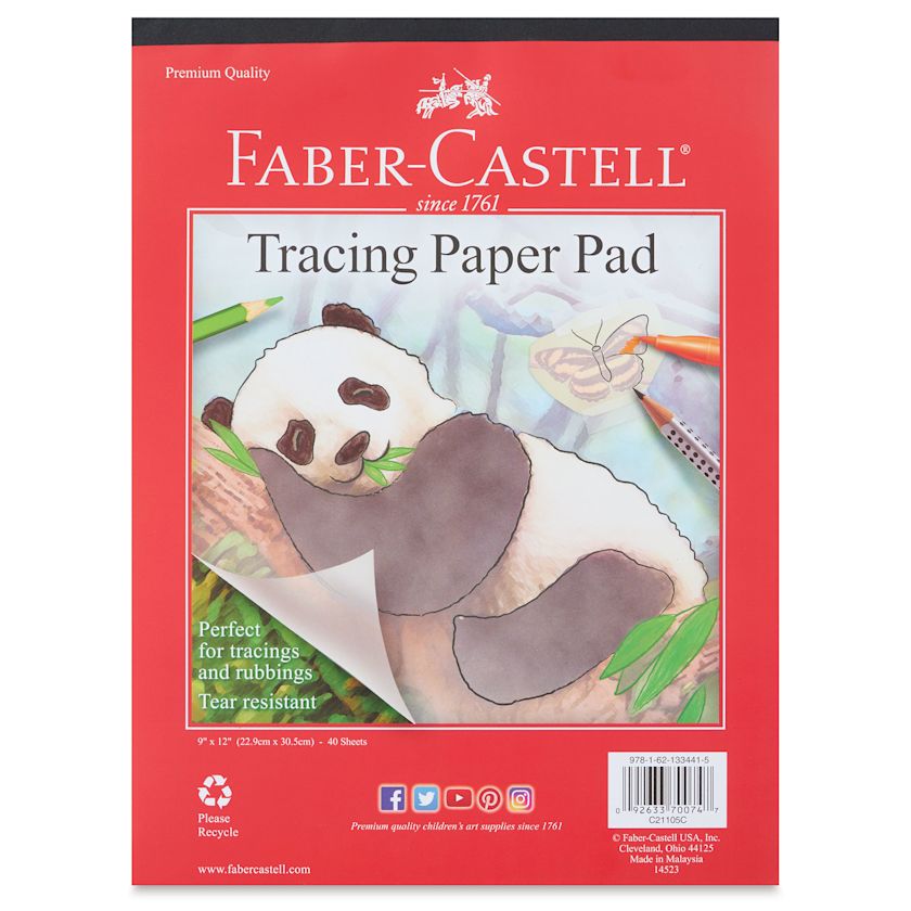FaberCastell Tracing Paper Pad BLICK Art Materials