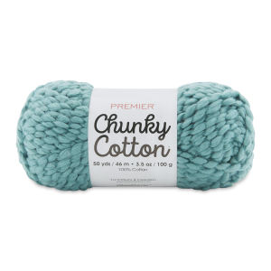 Premier Yarn Chunky Cotton Yarn - Teal, 50 yards