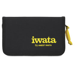 Iwata Zippered Airbrush Case  - front of case shown closed