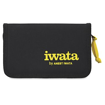 Open in modal - Iwata Zippered Airbrush Case  - front of case shown closed