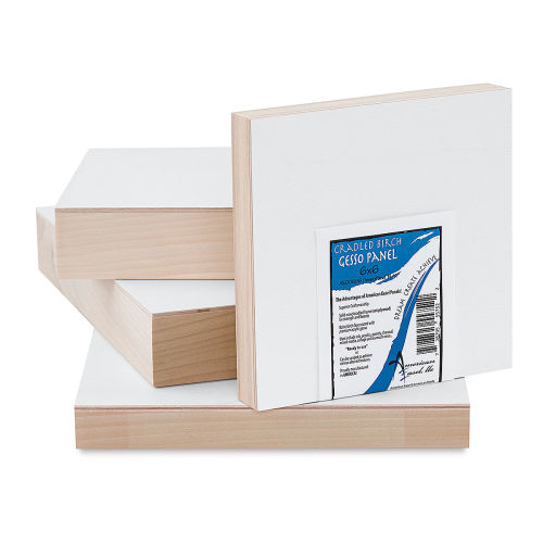PHOENIX Gesso Boards for Painting 16x20 inch, 2 Pack Cradled Wood