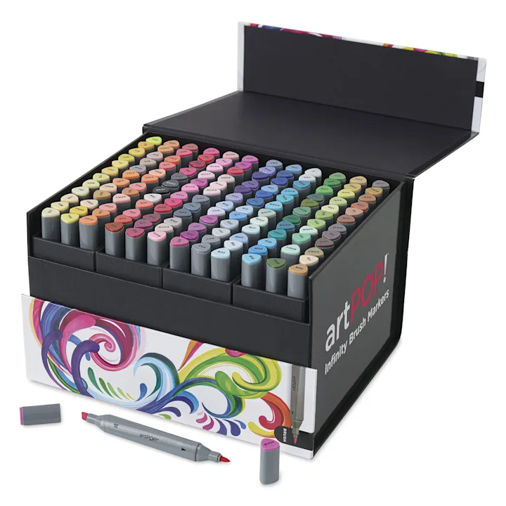 artPOP! Infinity Brush Marker Set - Set of 144, Assorted | BLICK Art ...