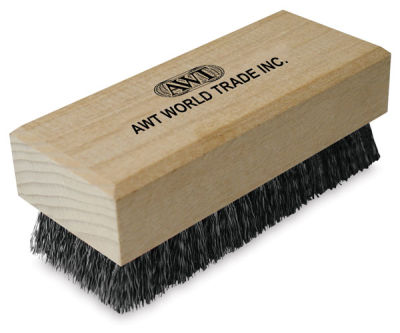 AWT Fabric Cleaning Brush - Left angled view