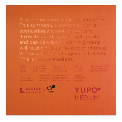 Legion Yupo Watercolor Paper Pad - 7