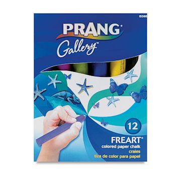 Prang Freart Artist Chalk; 12/Box