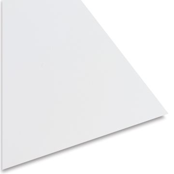 Open in modal - Pacon Railroad Board - 22" x 28" x 4 Ply, White, 100 Sheets