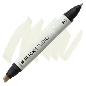 Open in modal - Blick Studio Marker - Antique White marker and swatch