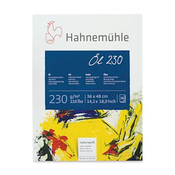 Open in modal - Hahnemühle Oil and Acrylic Paper Pads - Top view of package cover
