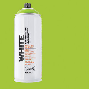 Montana White Spray Paint - Viper, 400 ml, Spray Can with Swatch