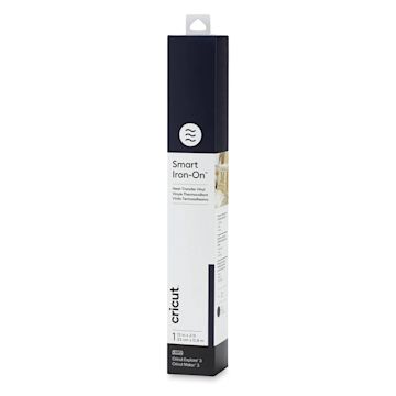 Open in modal - Cricut Smart Iron-On Heat Transfer Vinyl - Navy, 13" x 3 ft, Roll