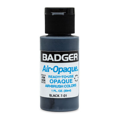 Badger Air-Opaque Airbrush Color - 1 oz, Black