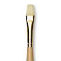 Raphaël D'Artigny Interlocked White Bristle Brush - Bright, Long Handle, Size 12