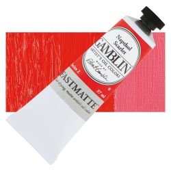 Gamblin FastMatte Alkyd Oil Color - Naphthol Scarlet, 37 ml tube
