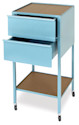 Klopfenstein Steel Taborets - 2 Drawer, Vertical