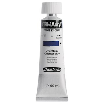 Open in modal - Schmincke Primacryl Professional Acrylic Paint - Oriental Blue, 60 ml Tube
