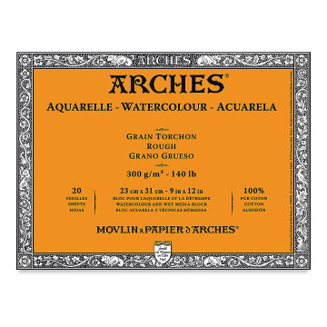 Arches Watercolor Block - Rough, 20 Sheets