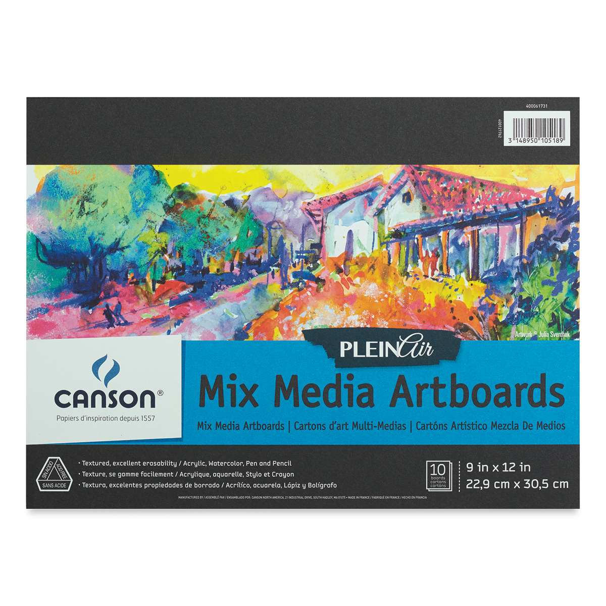 Canson® Plein Air Mix Media Artboard Pad