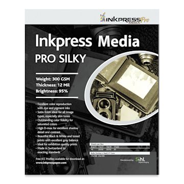 Open in modal - Inkpress - Pro Silky Inkjet Papers, 13" x 19", 20 Sheets