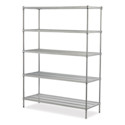 Design Ideas MeshWorks Shelving Units - Silver, 5-Tier