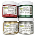 Stencil Butter Acrylic Paints - Pkg of 4, Holiday, 2 oz