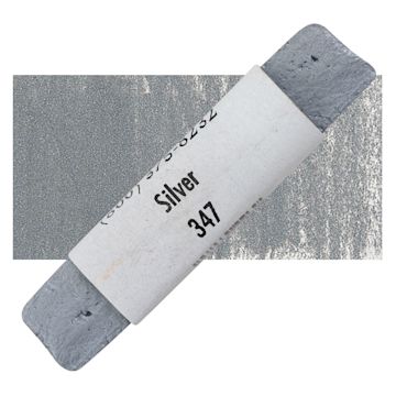 Open in modal - Great American Handmade Pastel - Pearlescent Silver, 347 pastel and swatch